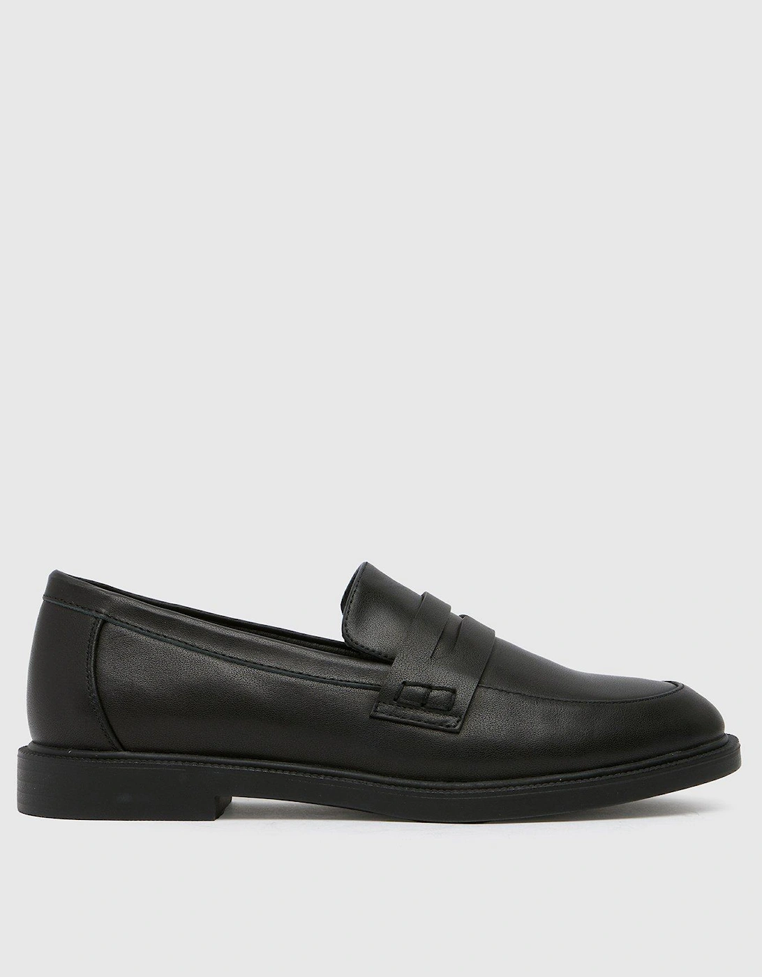 Libby Leather Penny Loafer Youth - Black, 2 of 1