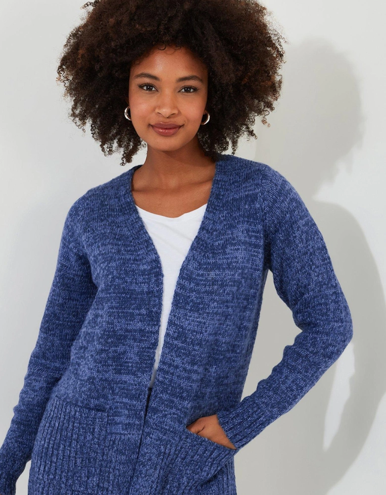 Relaxed Fit Cardigan - Blue