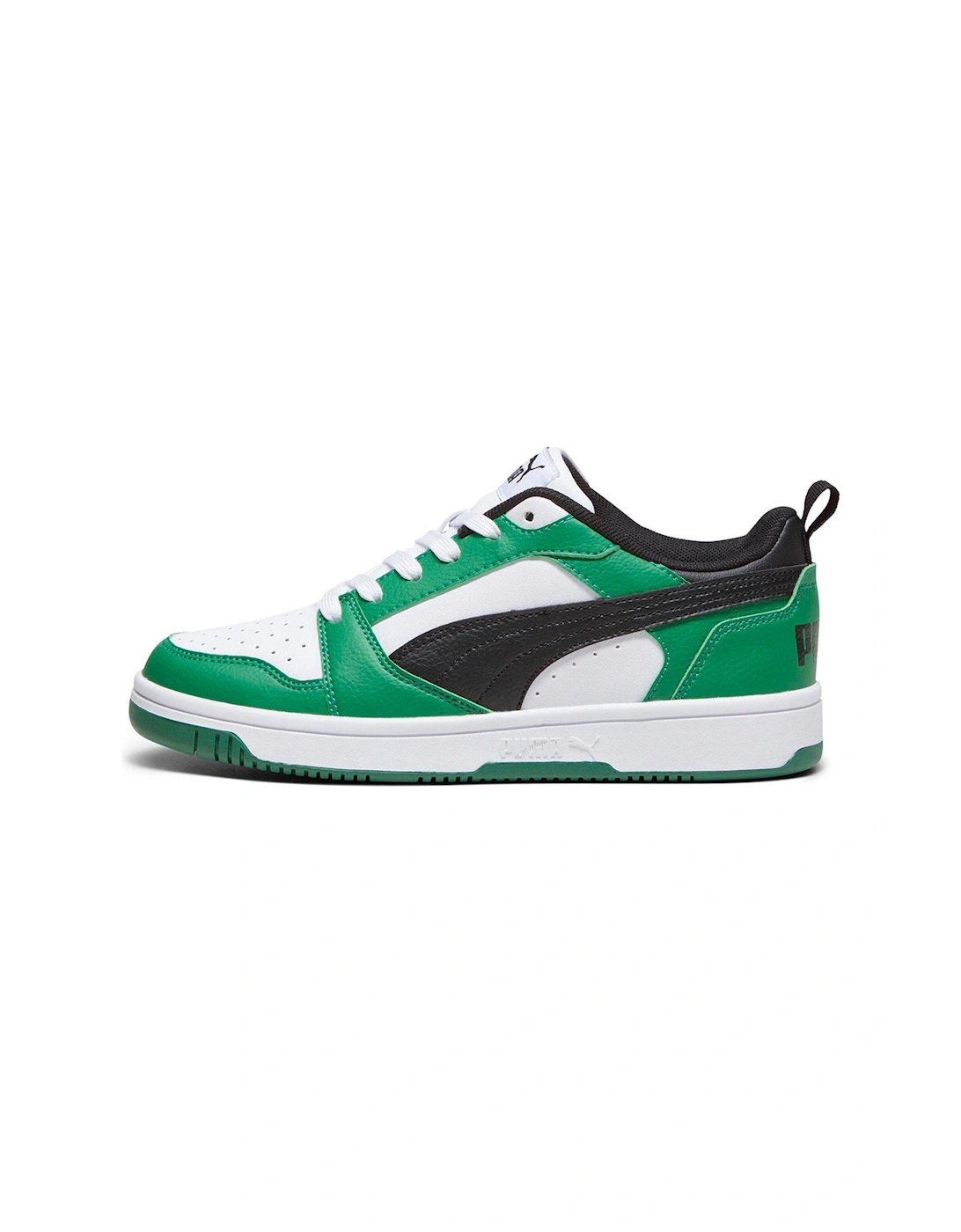 Junior Unisex Rebound V6 Low Trainers - White/Green, 2 of 1