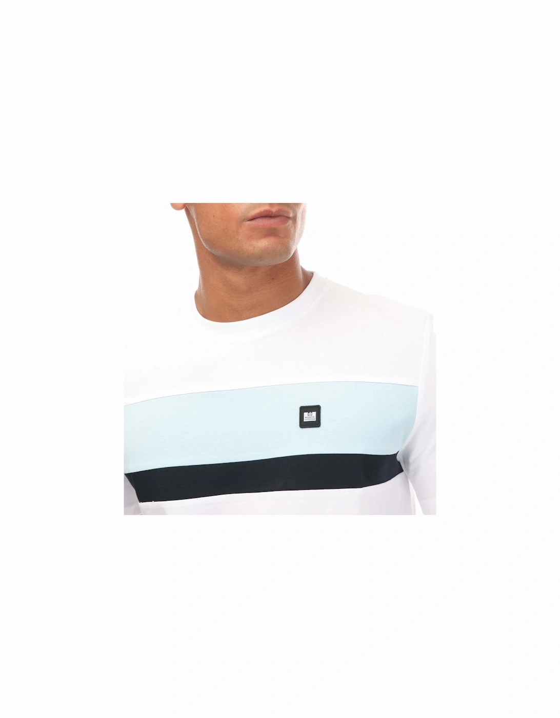 Mens Crossword Colour Block T-Shirt