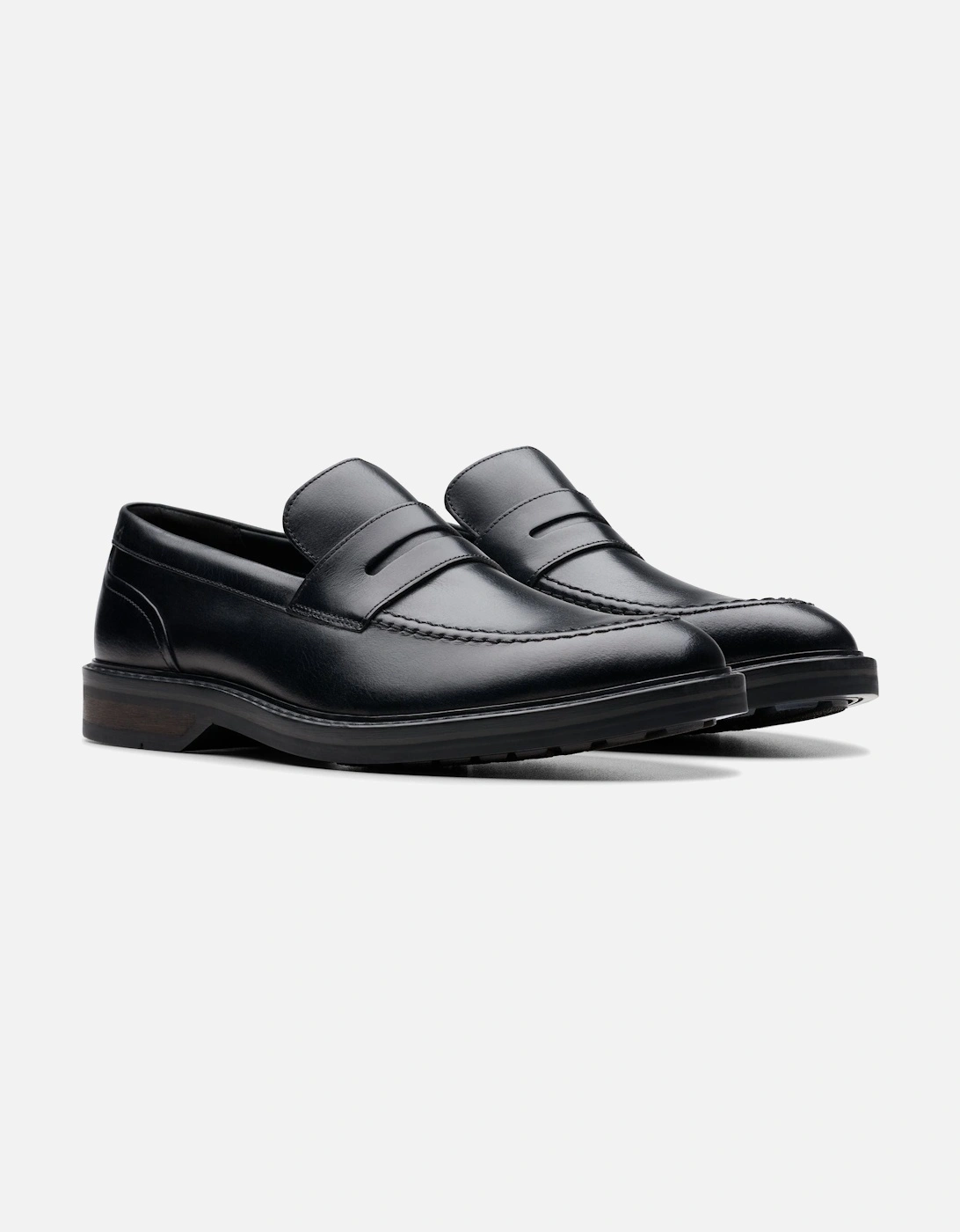 Aldwin Step in Black Leather