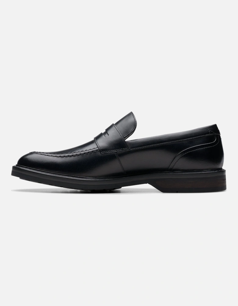 Aldwin Step in Black Leather