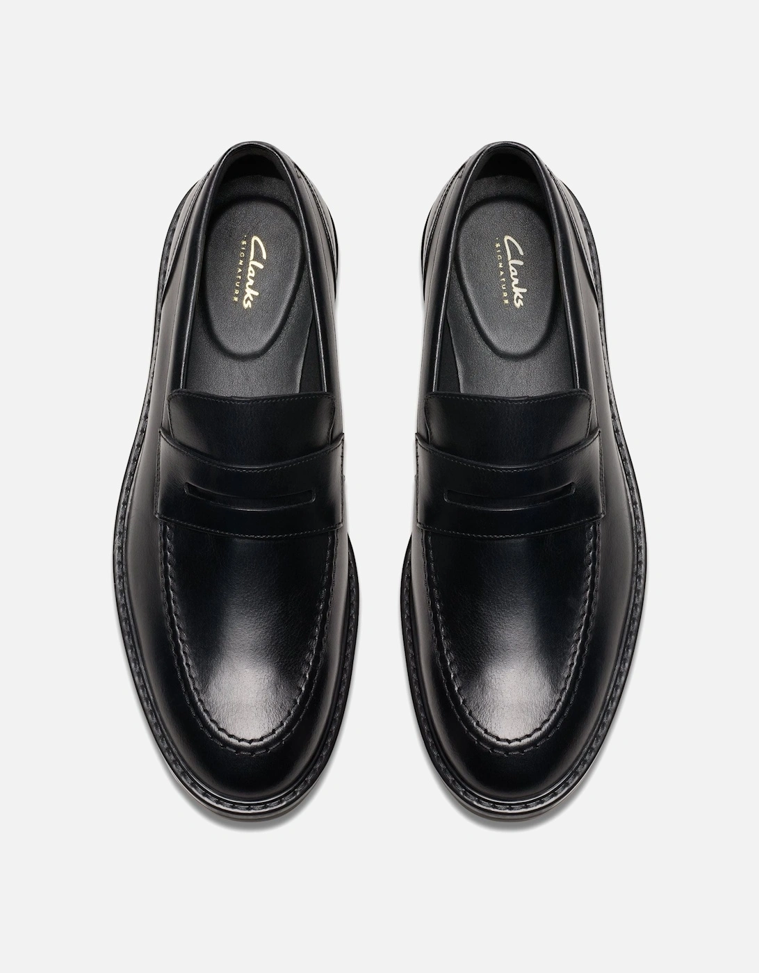 Aldwin Step in Black Leather