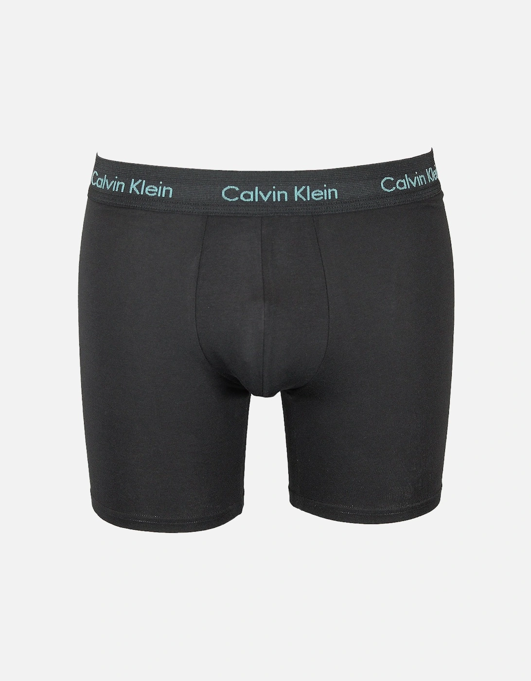 3-Pack Cotton Stretch Boxer Briefs, Black