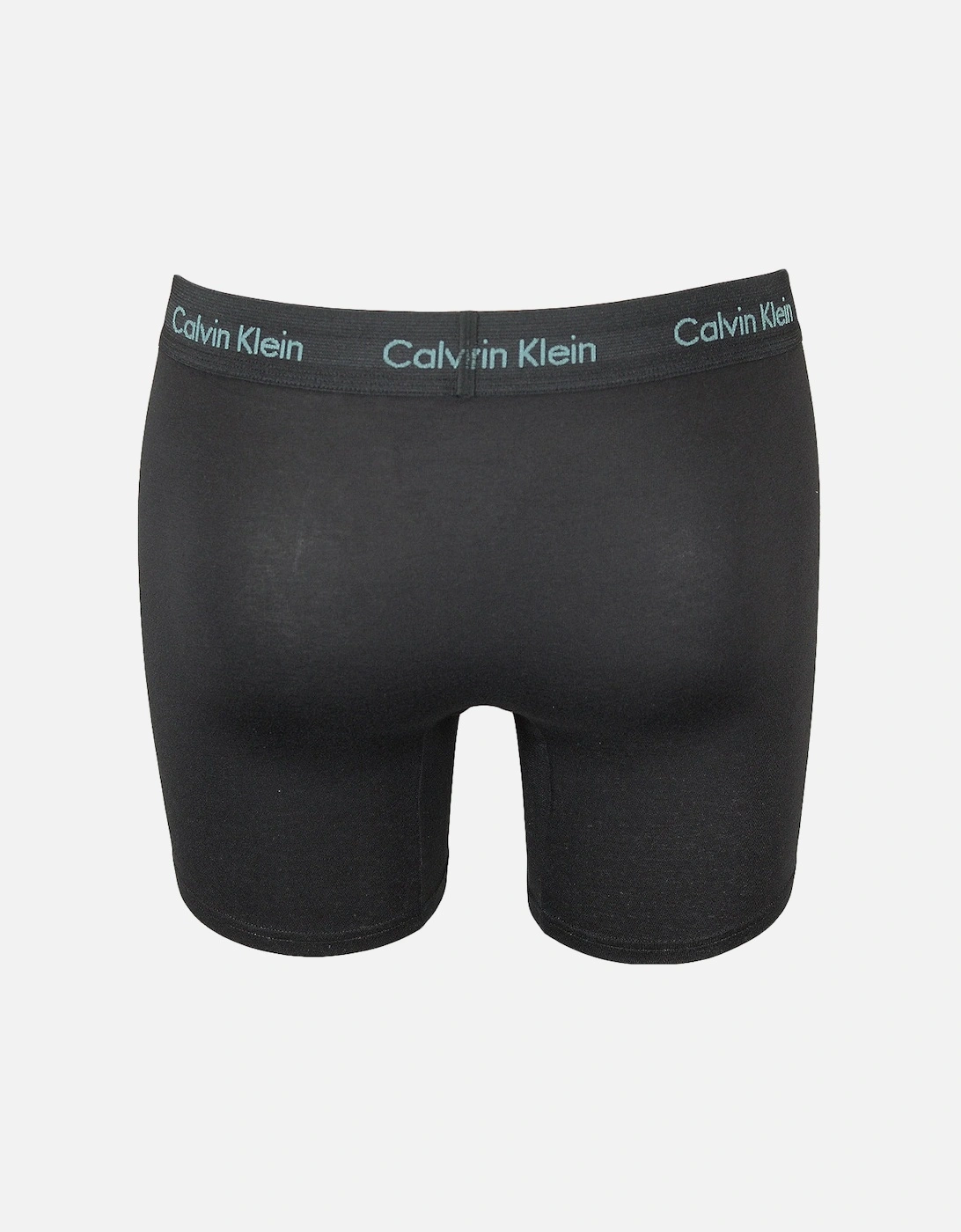 3-Pack Cotton Stretch Boxer Briefs, Black