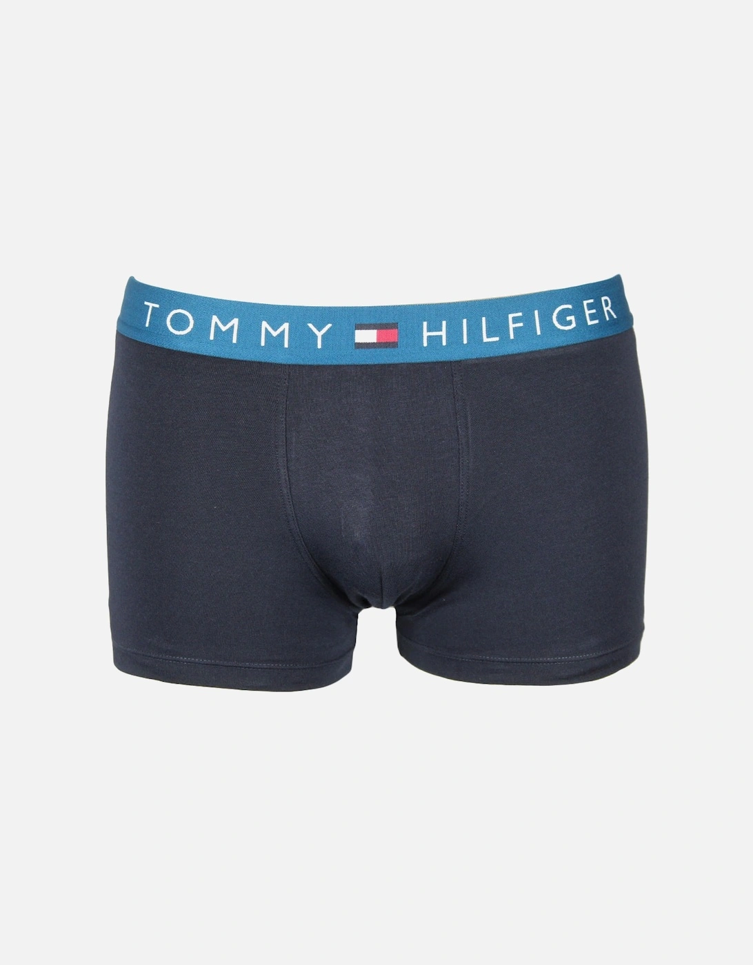 3-Pack TH Original Logo Boxer Trunks, Navy/Turquoise/White/Terracotta