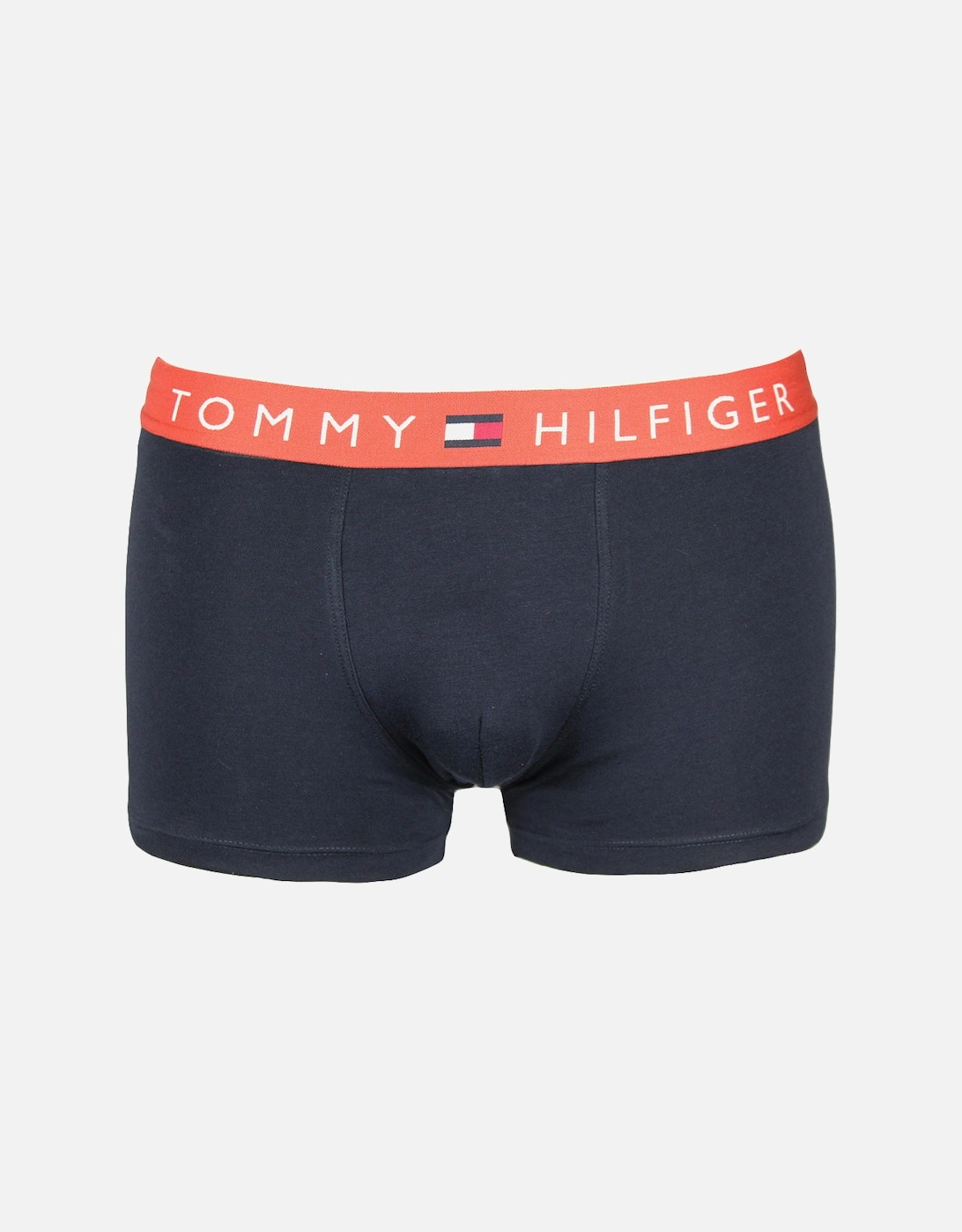 3-Pack TH Original Logo Boxer Trunks, Navy/Turquoise/White/Terracotta