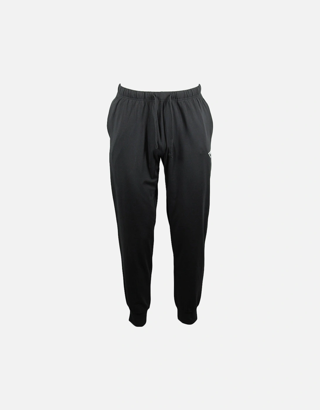Stretch Cotton Long Pyjama Set, Black