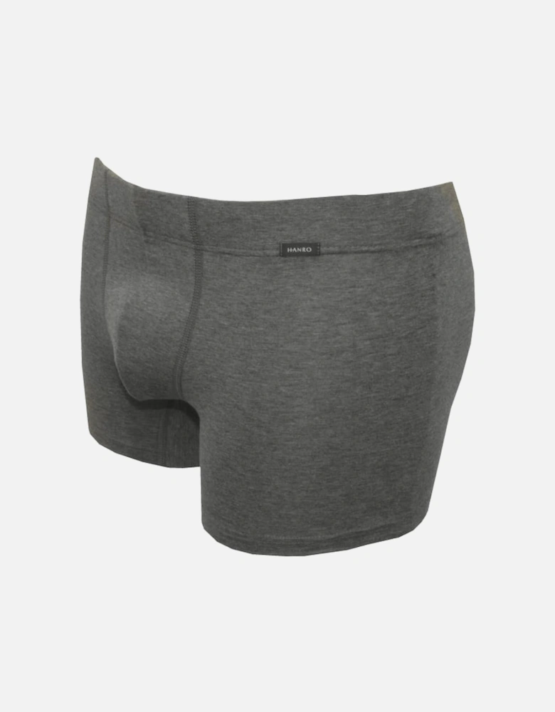 Cotton Essentials 2-Pack Boxer Trunks, Grey Melange