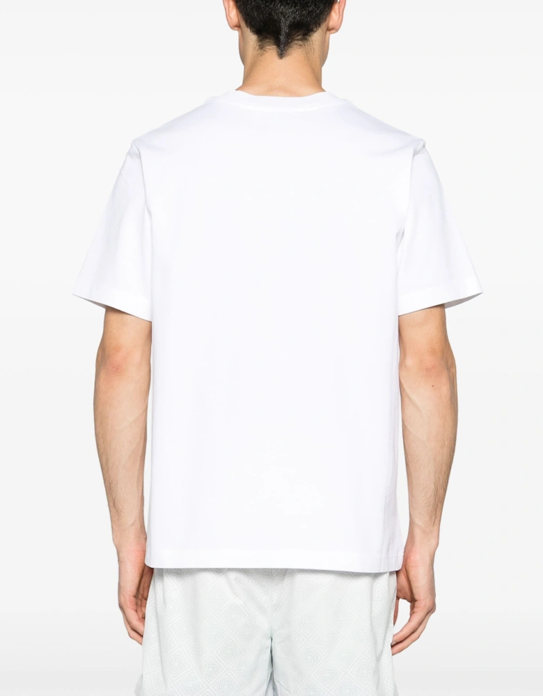 Maison De Reve Logo Printed T-Shirt in White