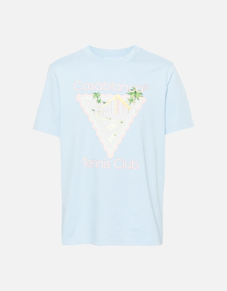 Maison De Reve Printed T-Shirt in Pale Blue