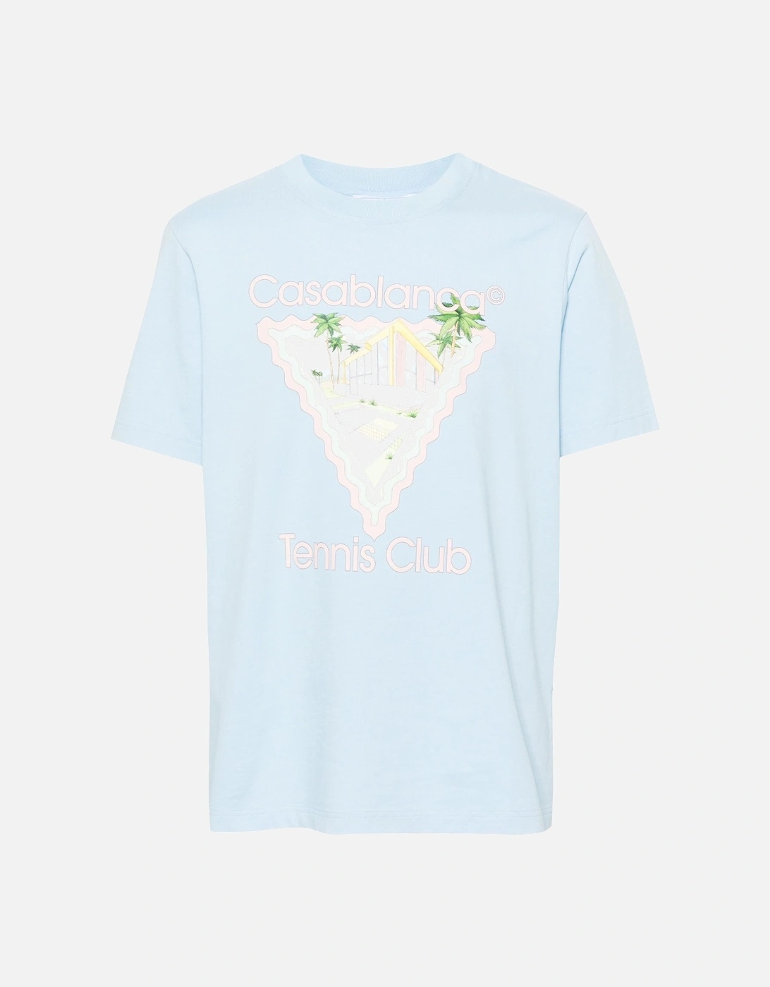 Maison De Reve Printed T-Shirt in Pale Blue, 6 of 5