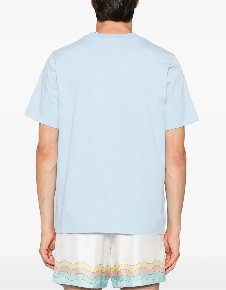 Maison De Reve Printed T-Shirt in Pale Blue