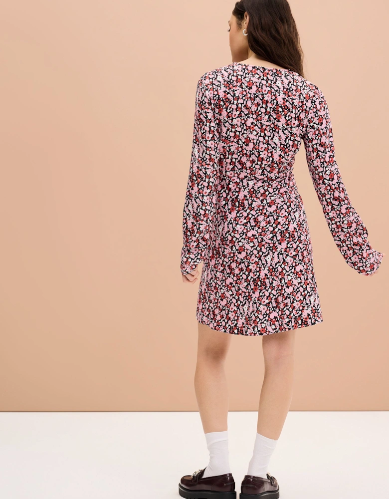 Layana Mini Dress in Ditsy Floral Print