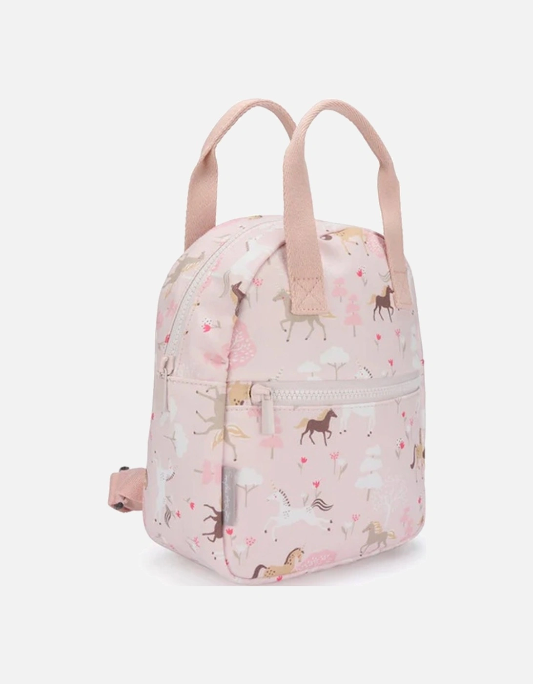 Cotton Canvas Backpack Forest Ponies Large