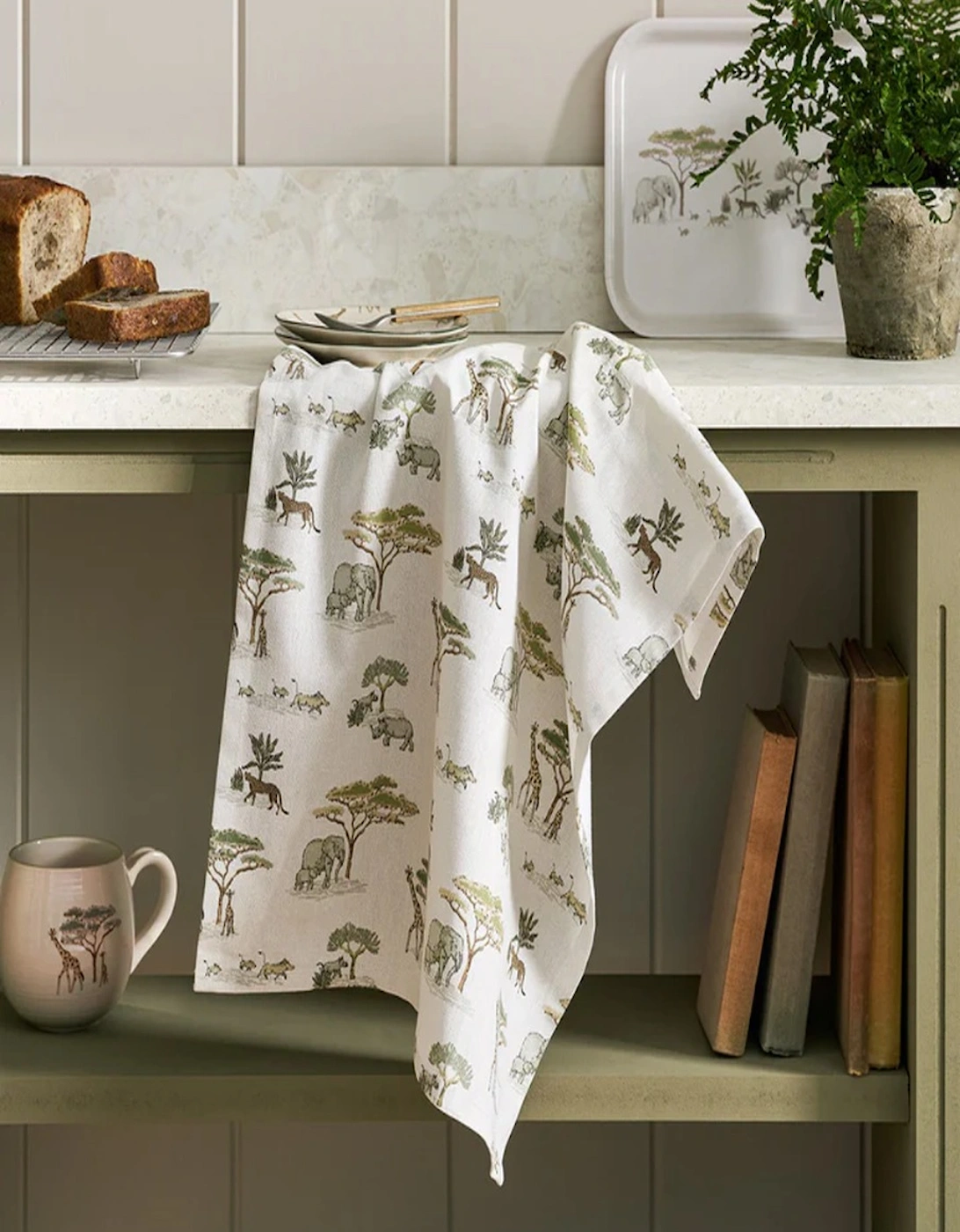 Tea Towel ZSL Wild Savannah