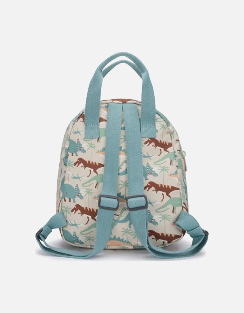 Cotton Canvas Backpack Dinosaur Camo Large