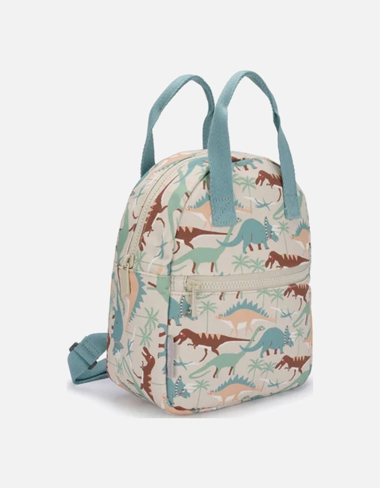 Cotton Canvas Backpack Dinosaur Camo Small