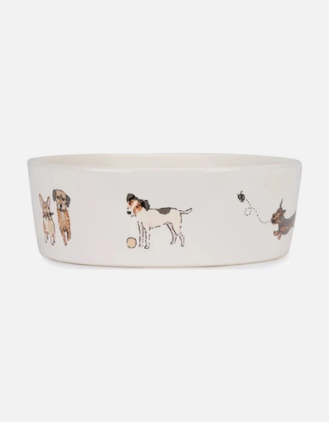 Stoneware Dog Bowl Doggy Day Care Small, 5 of 4