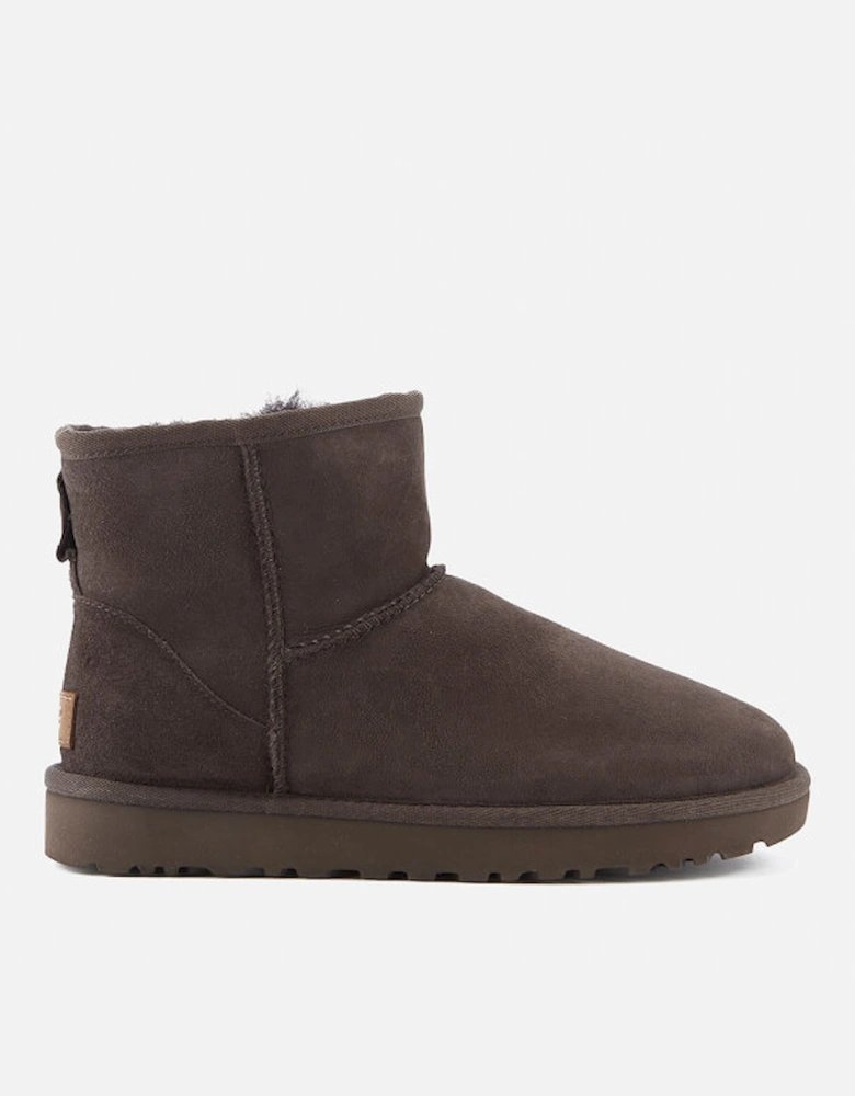 Women's Classic Mini II Sheepskin Boots  - Black
