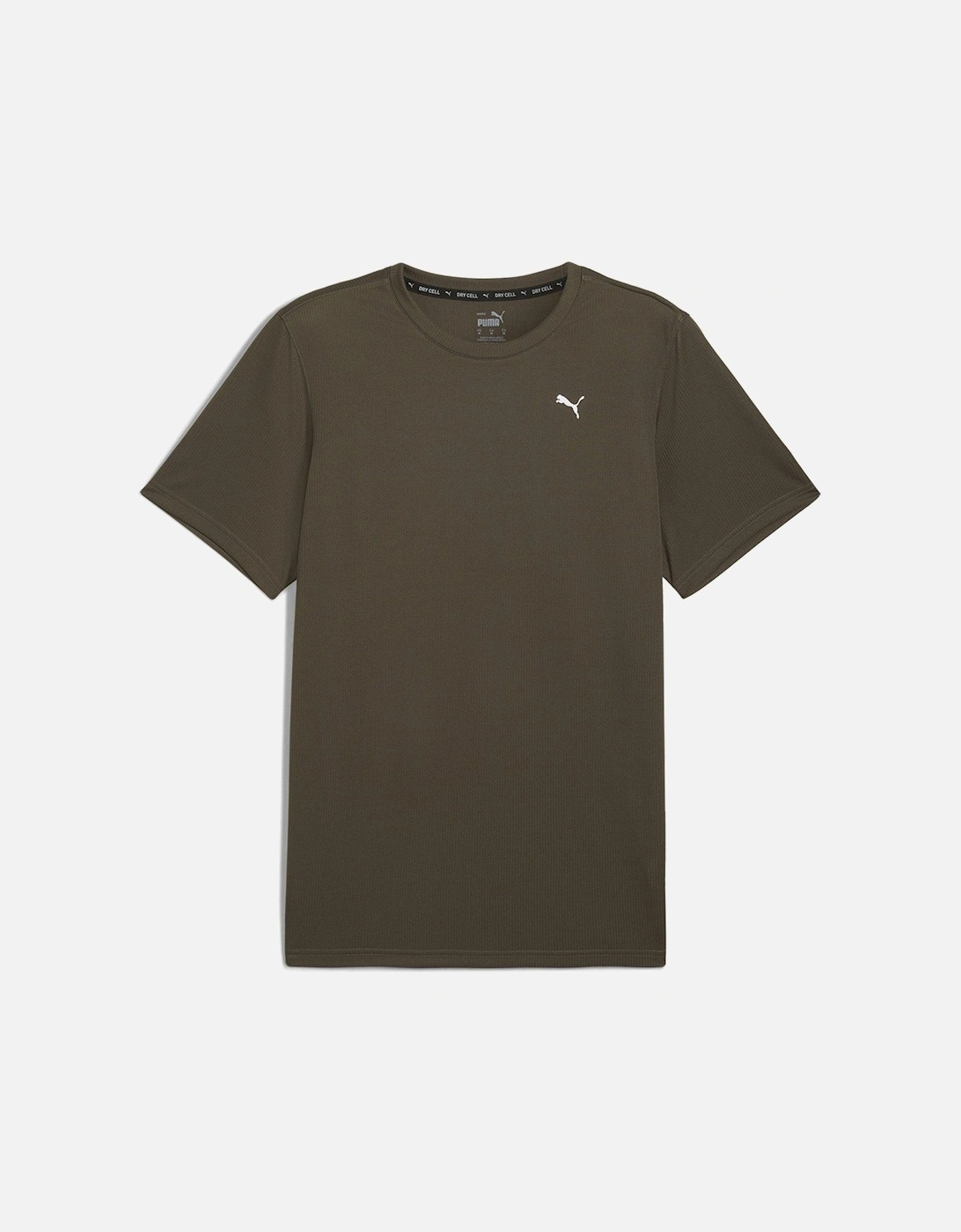 Mens Training Performance Tee - Khaki, 2 of 1