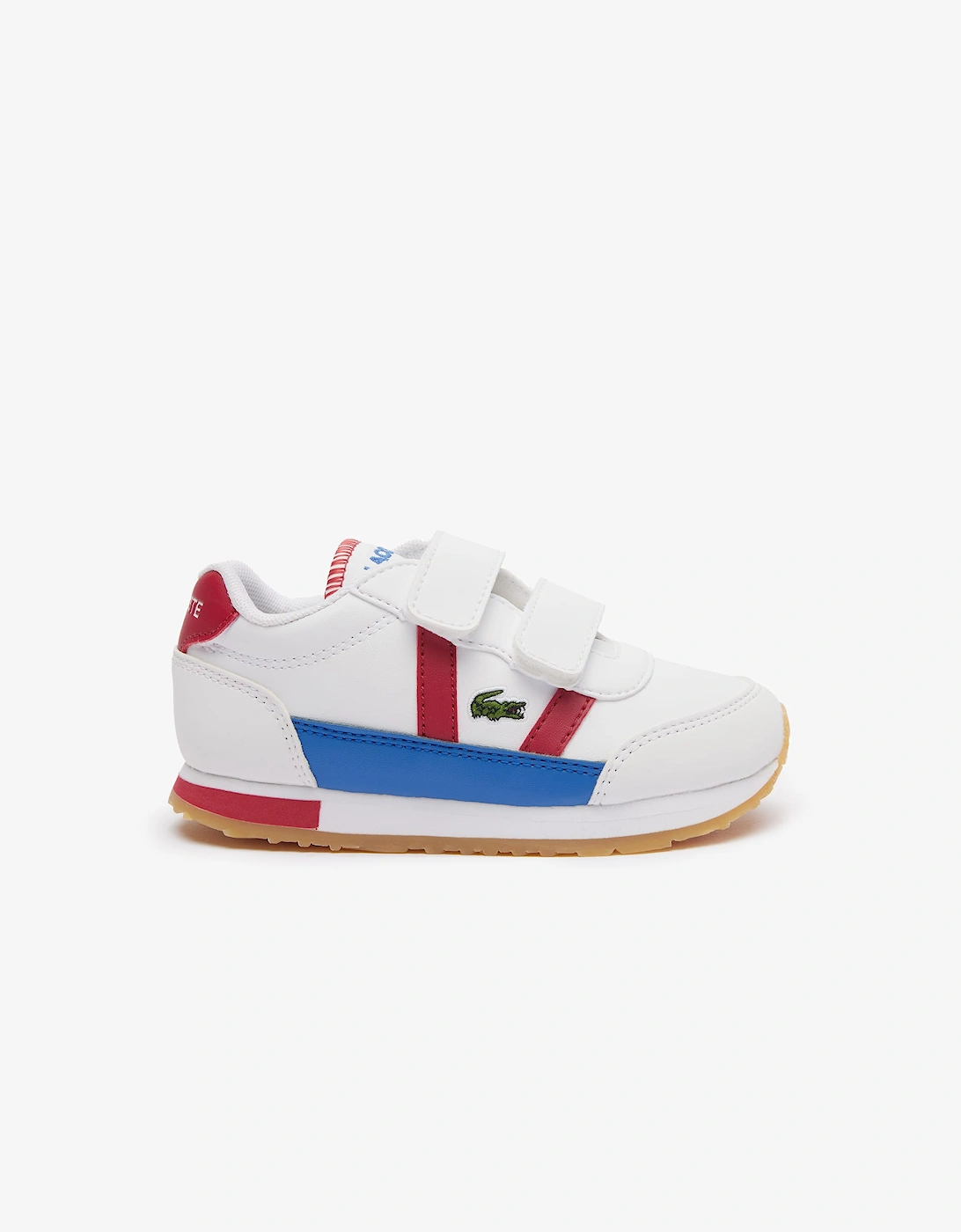 Lacoste Boy's Infants Partner Trainers - White/Multi - Size: 3/F (Standard)