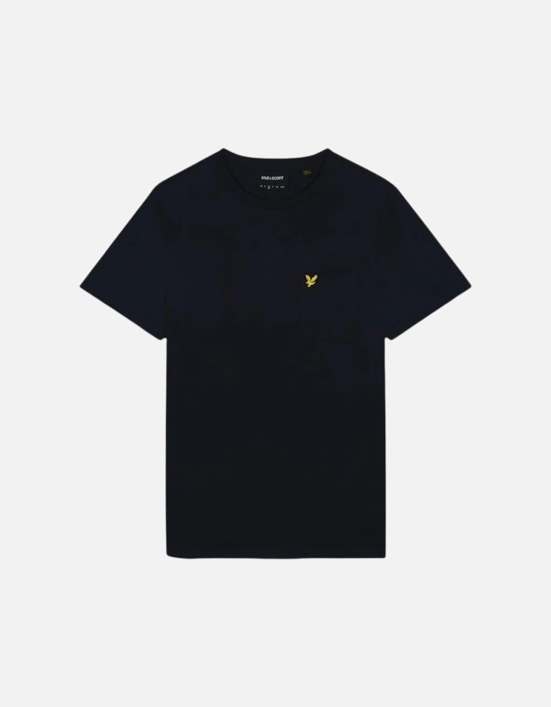 Lyle Scott Tonal Ringer Black T Shirt