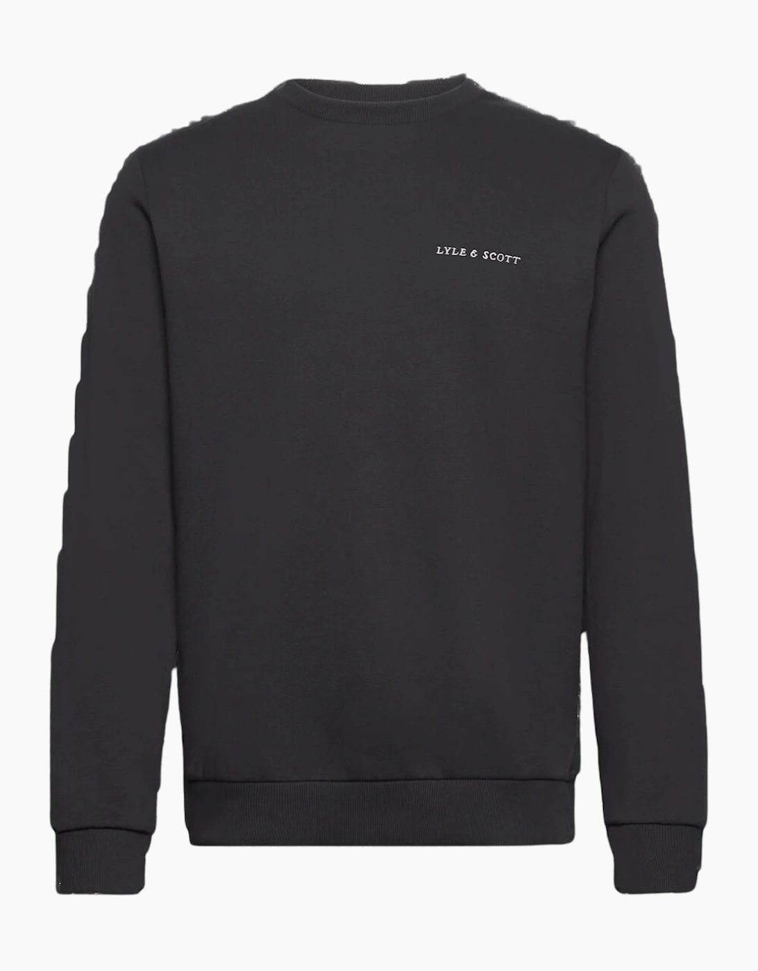 Lyle And Scott Men's Black Lyle Scott Embroidered Logo Fletcher Sweatshirt - : Xxl