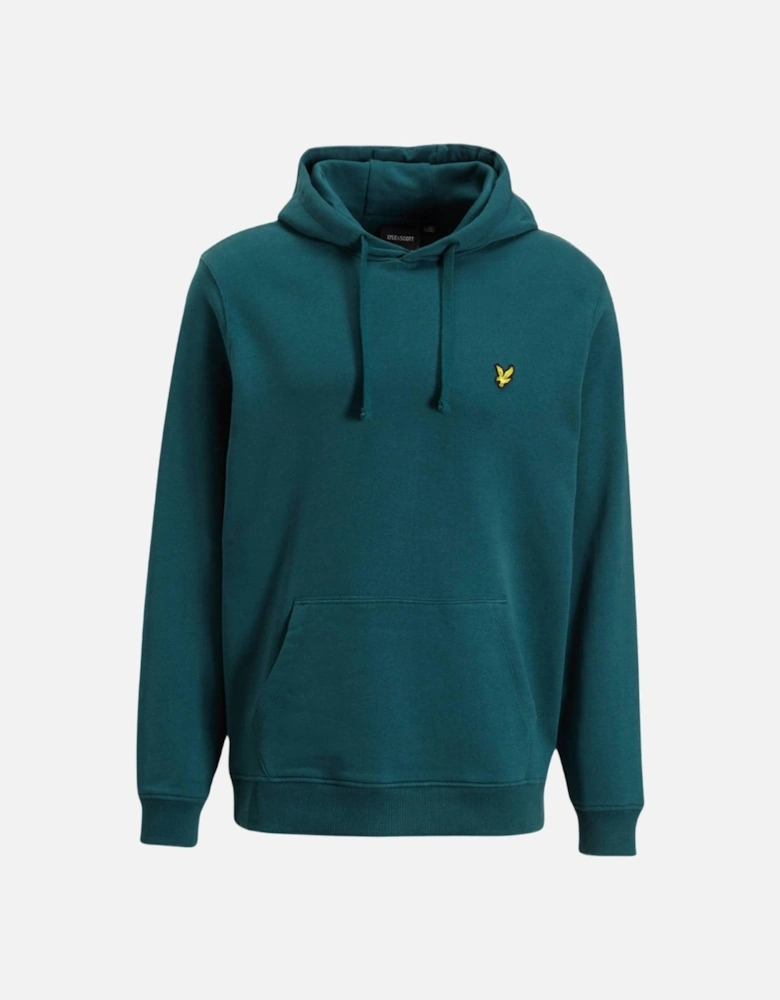 Lyle Scott Branded Malachite Green Pull Over Hoodie