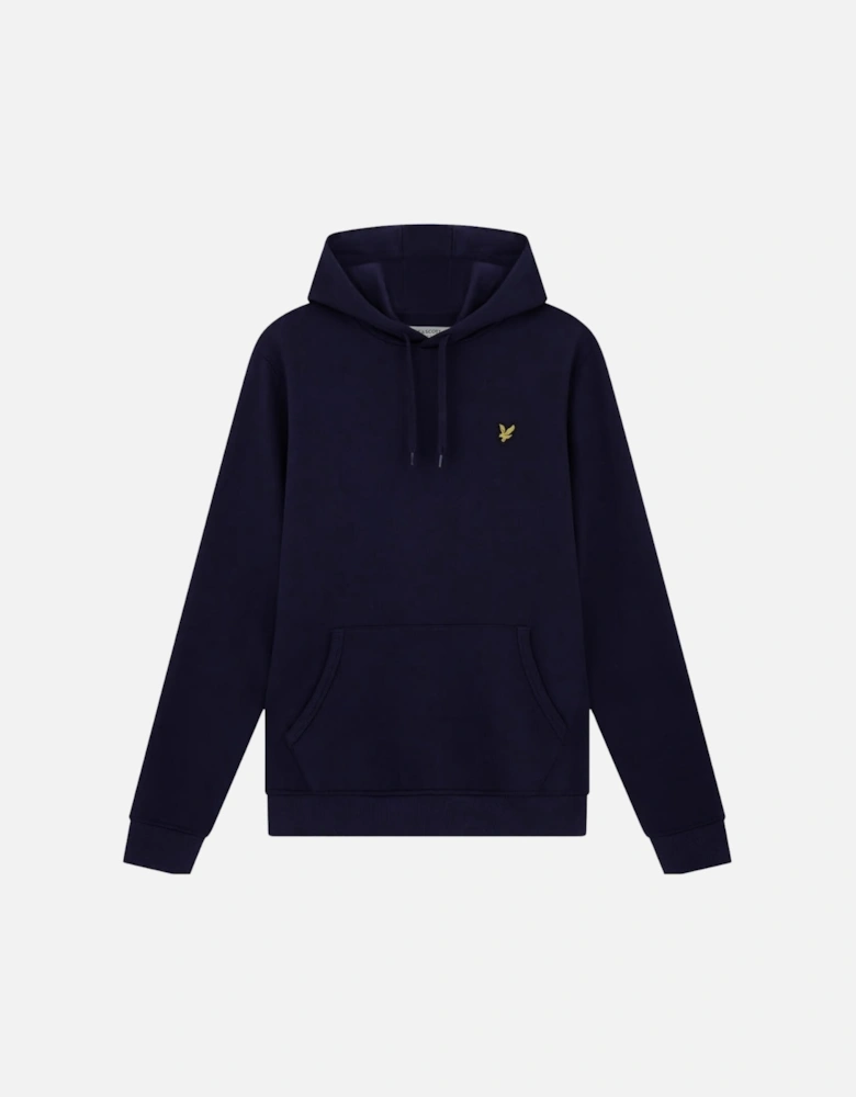 Lyle Scott Branded Dark Navy Pull Over Hoodie