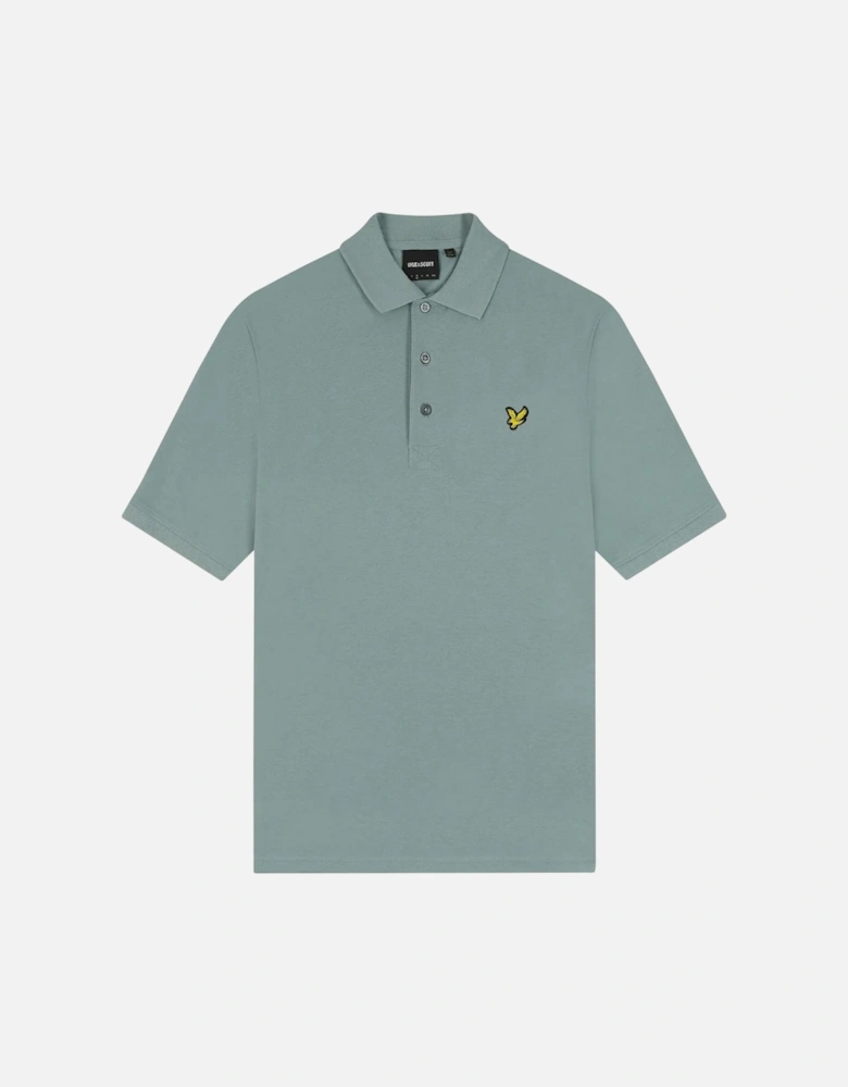 Lyle Scott Slate Blue Plain Polo Shirt