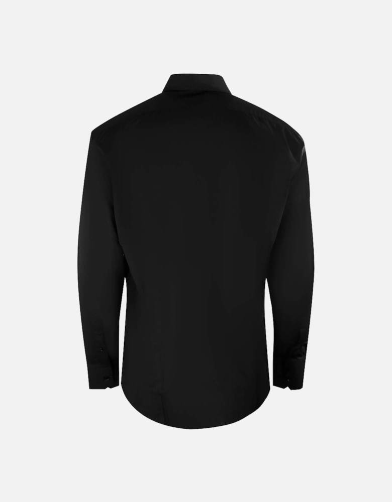 Plain Long Sleeve Black Shirt