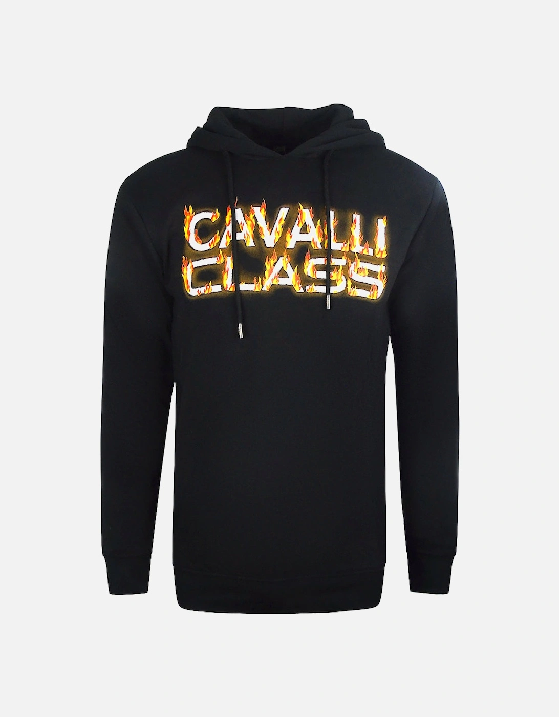 Cavalli Class Fire Logo Black Hoodie, 2 of 1