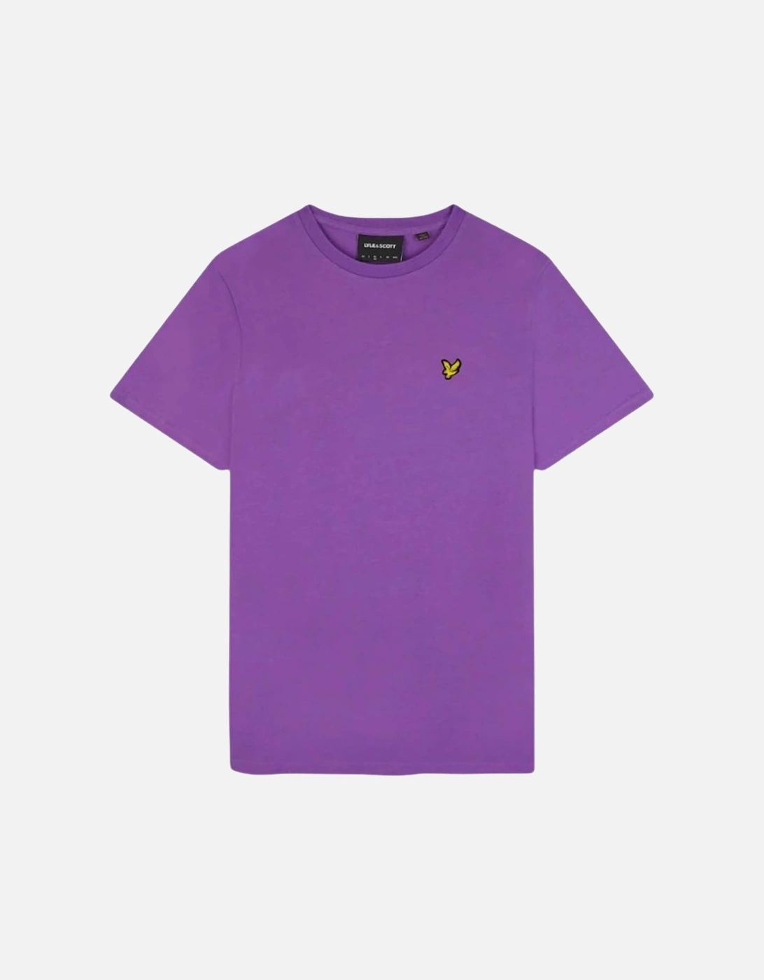 Lyle Scott Brand Chest Logo Card Purple T Shirt, 2 of 1