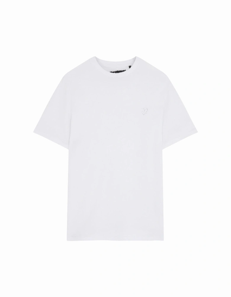 Lyle Scott Tonal Eagle White T Shirt