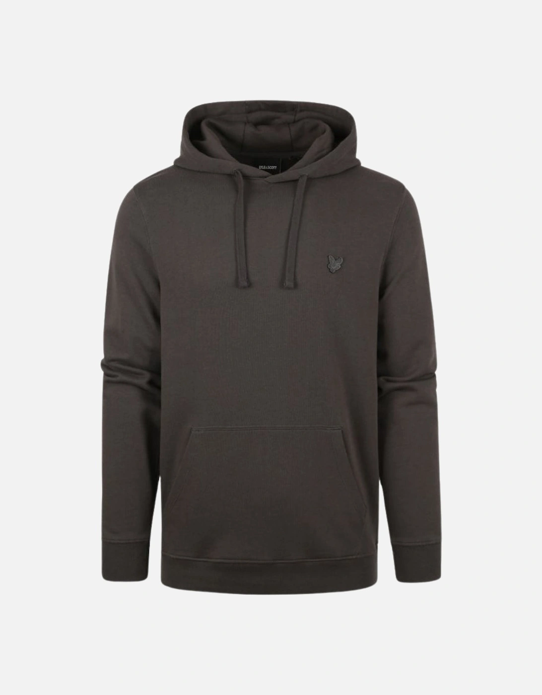 Lyle Scott Tonal Eagle Logo Gunmetal Grey Pull Over Hoodie, 2 of 1