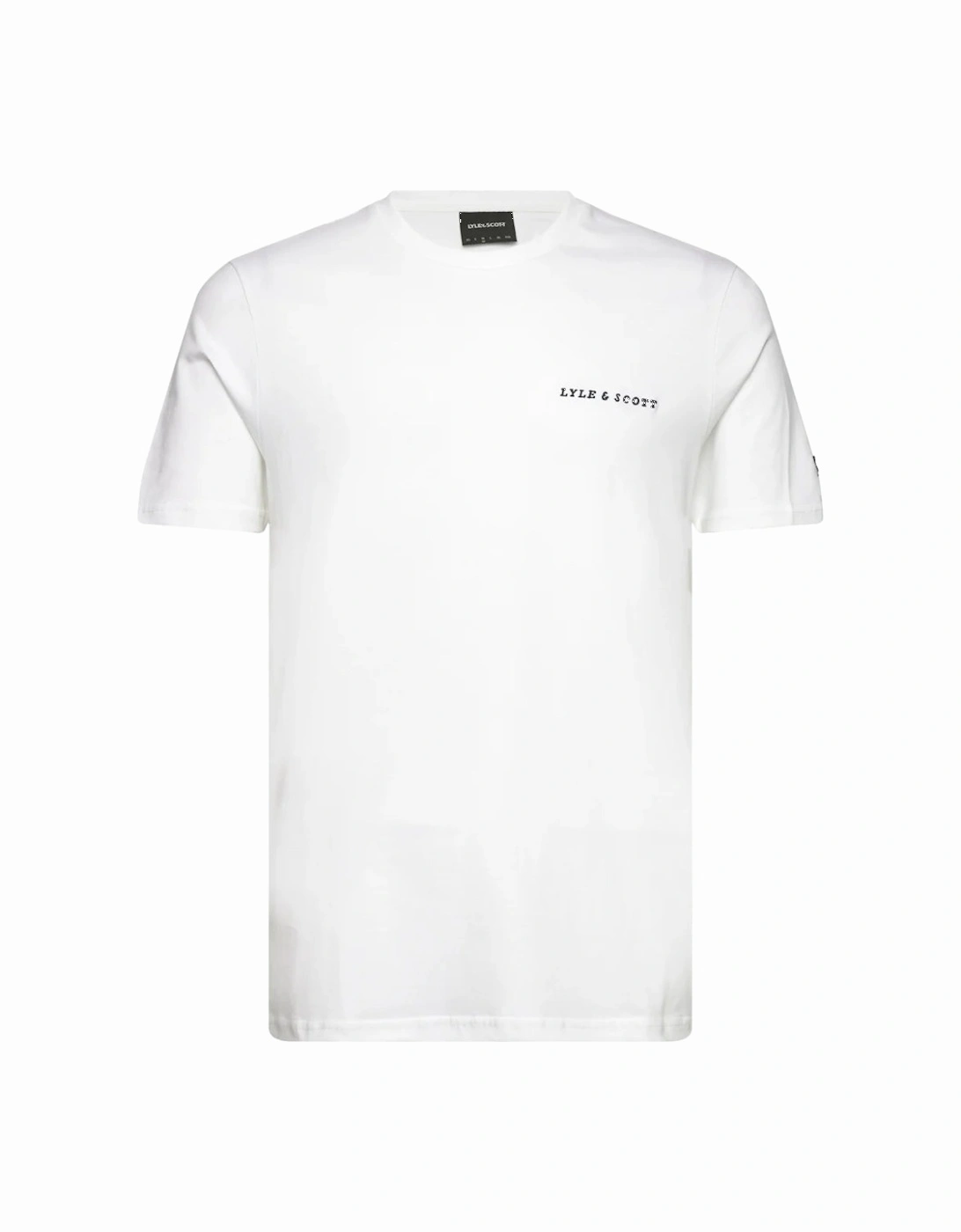 Lyle Scott Embroidered Logo Plain White T Shirt, 2 of 1