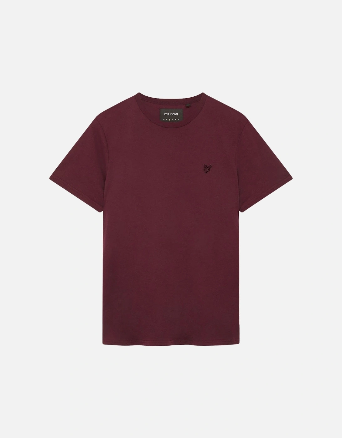 Lyle Scott Tonal Eagle Burgundy T Shirt, 2 of 1