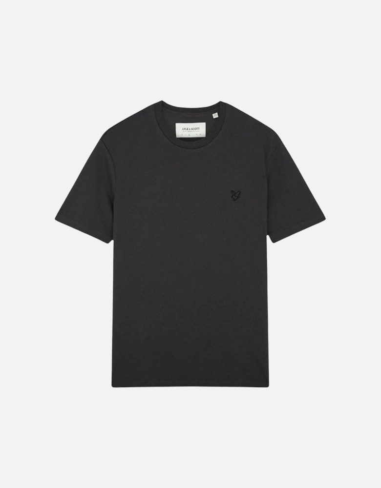 Lyle Scott Tonal Eagle Dark Grey T Shirt