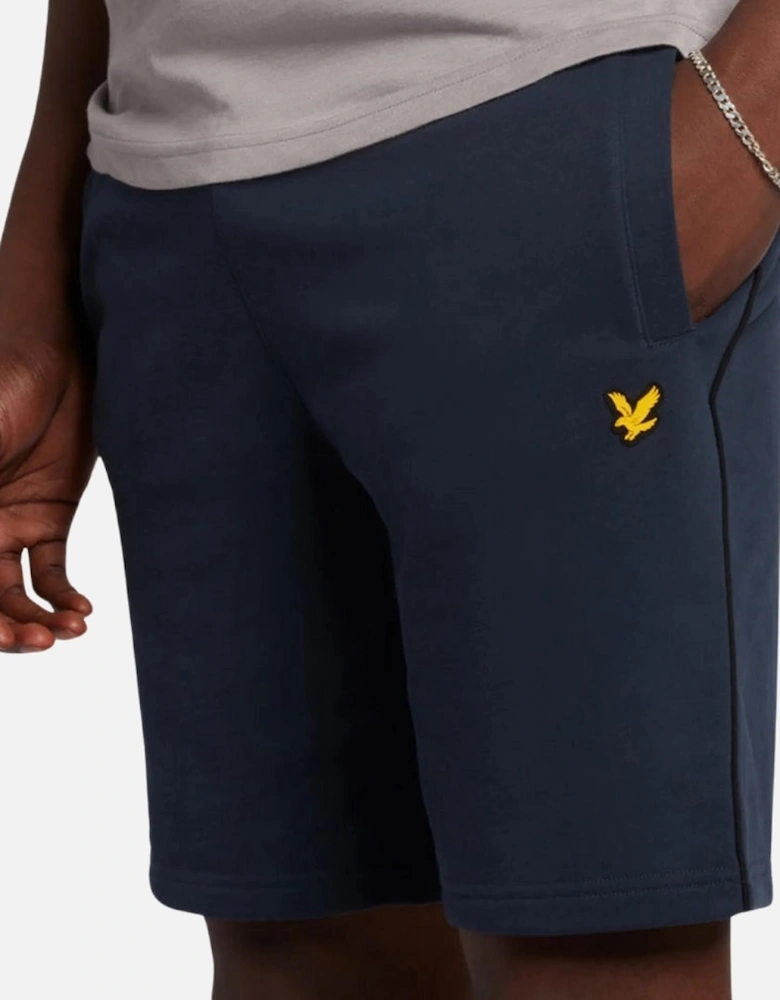 Lyle Scott Plain Dark Navy Sweat Shorts