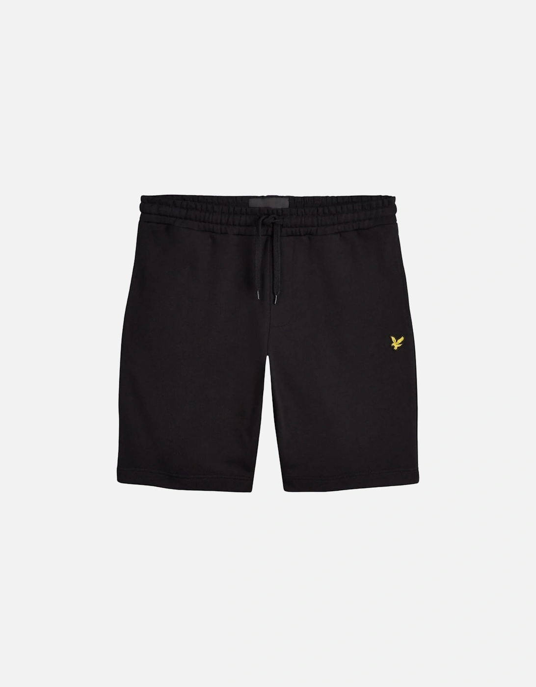 Lyle Scott Plain Jet Black Sweat Shorts, 2 of 1