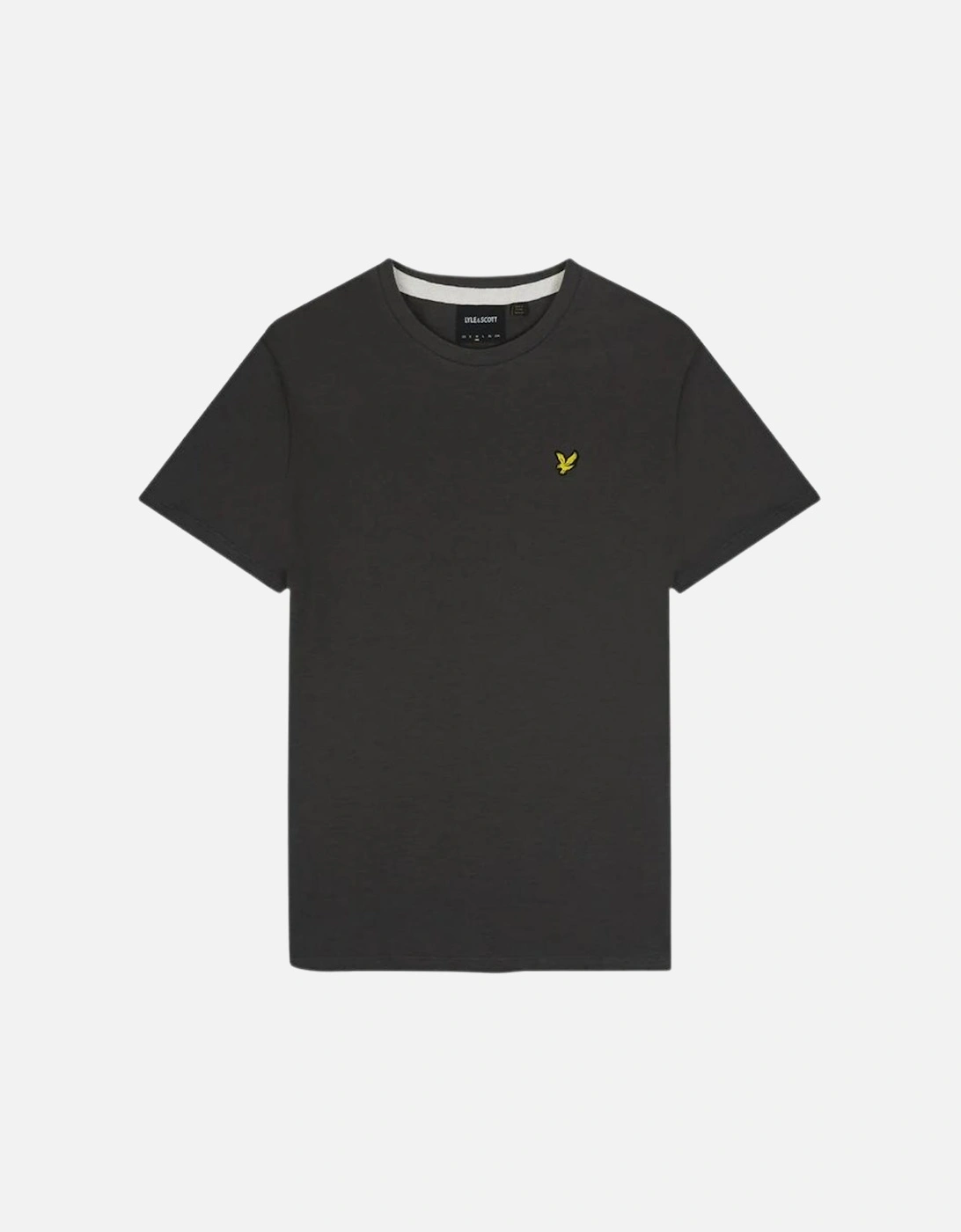 Lyle Scott Slub Plain Gunmetal Grey T Shirt, 2 of 1