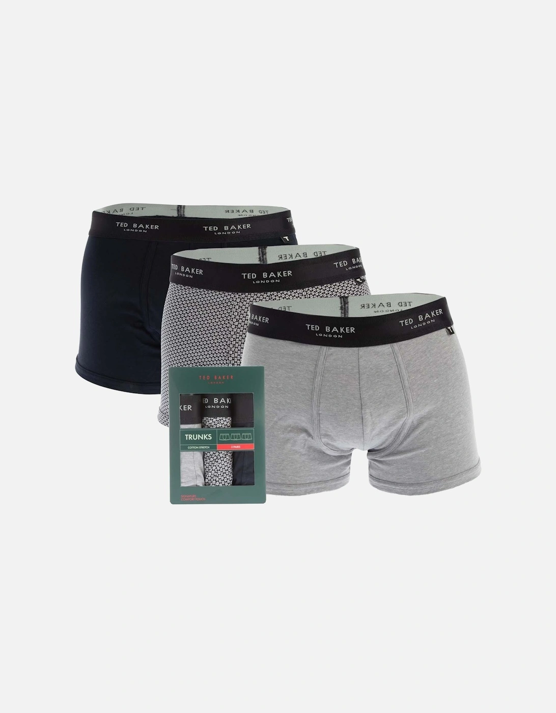 3 Pack of Cotton Trunks, 3 of 2