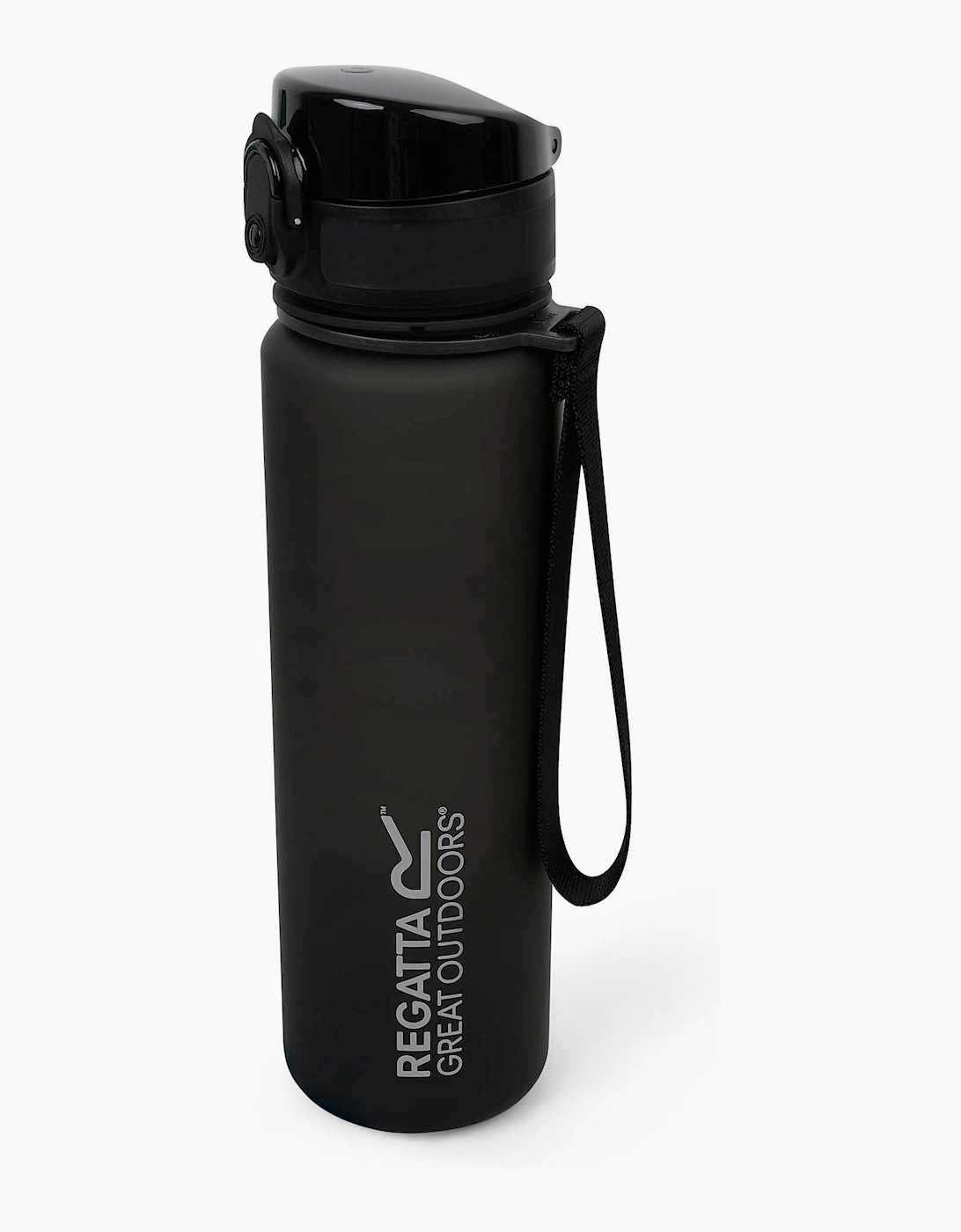 Regatta Unisex Black Great Outdoors 0.6L Tritan Drinks Flip Flask - Size: One Size