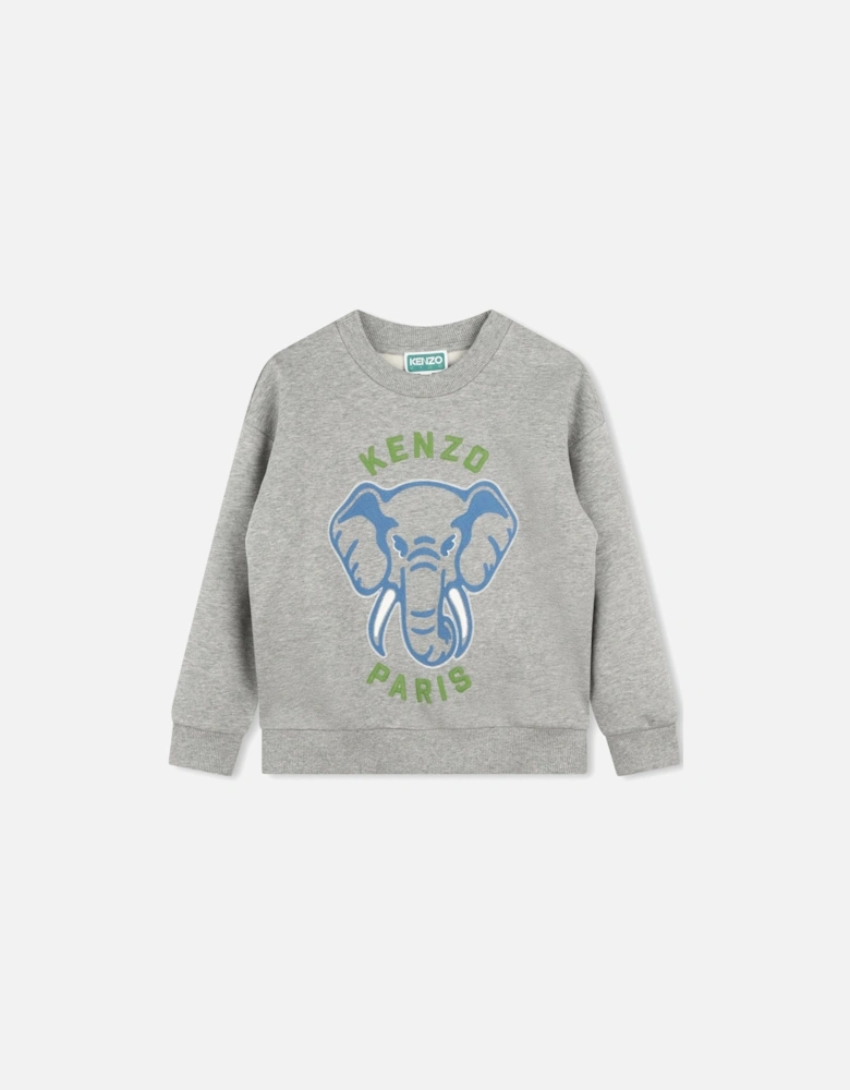 GREY ELEPHANT SWEATSHIRT  K60769