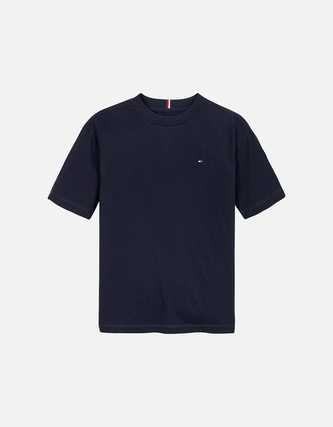 NAVY COTTON T SHIRT KB0KB08575DW5, 3 of 2