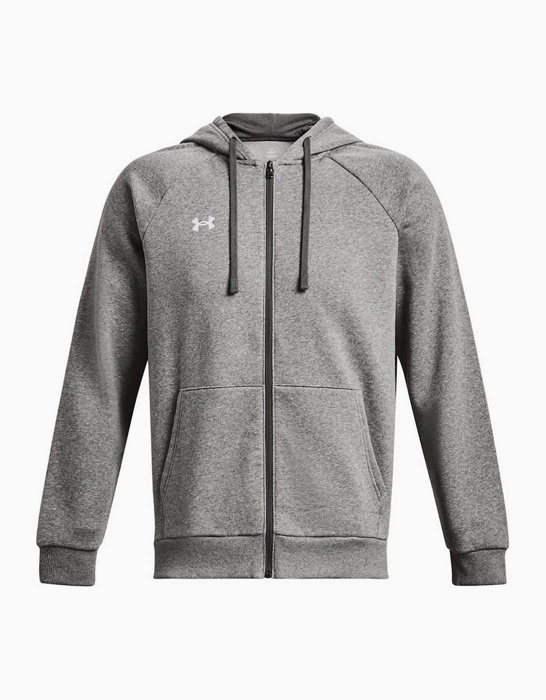 Under Armour Unisex Adult Rival Fleece Full Zip Hoodie - Castle Rock - Size: 46/Regular/22/20