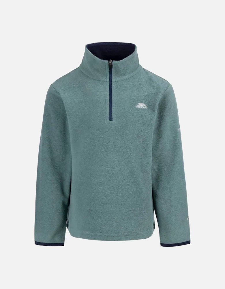 Childrens Boys Etto Half Zip Fleece Top
