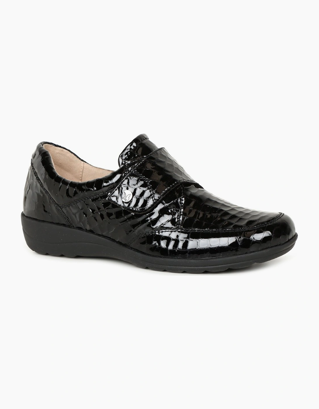 Caprice Women's Vera Womens Riptape Shoes - Black - Size: 4
