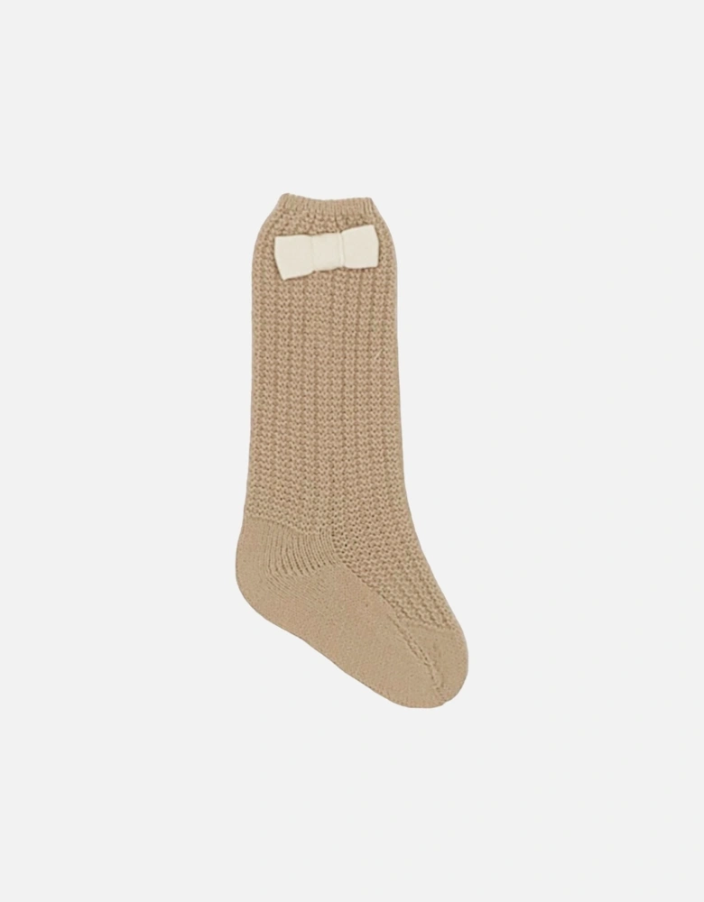 Camel Knit Socks